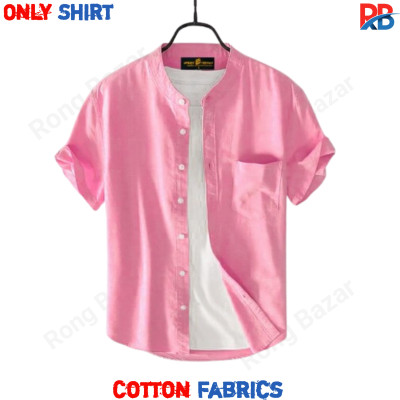 Band Collar Half Sleeve