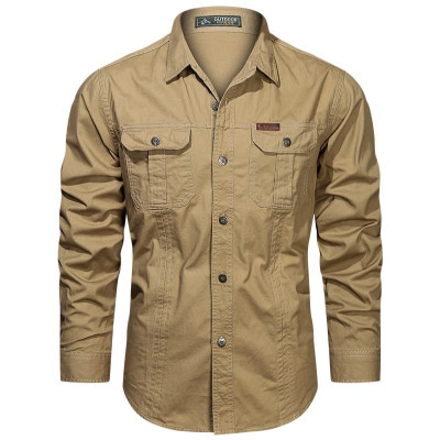 Full sleeves double pocket panel Shirt