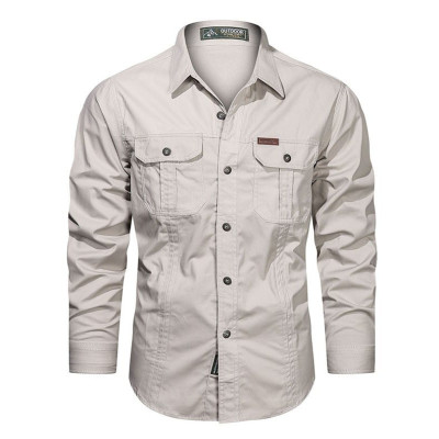 Full sleeves double pocket panel Shirt
