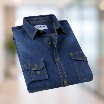 Denim Wash Full Sleeve Shirt