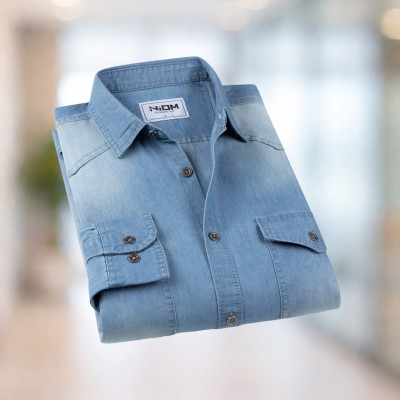 Denim Wash Full Sleeve Shirt