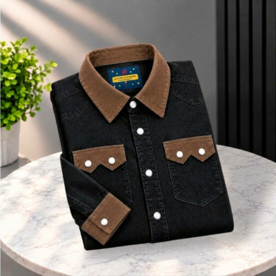 Denim 2 Pocket Contest Shirt