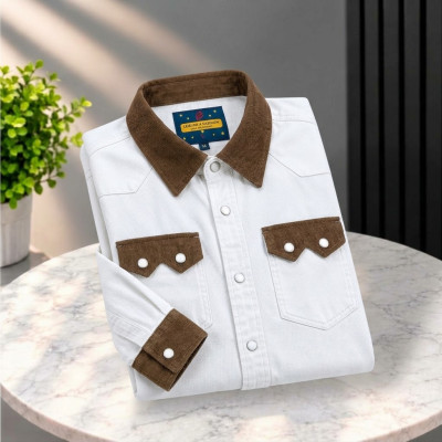 Denim 2 Pocket Contest Shirt